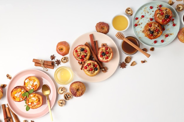 Deska z kolorowymi potrawami